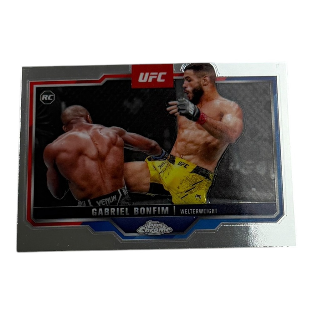 2024 Topps Chrome UFC Gabriel Bonfim Rookie Card RC #26 Welterweight MMA